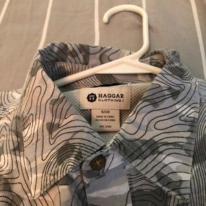 Men’s Golf Topography button down shirt